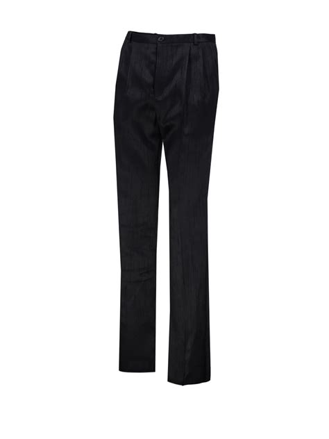 pantaloni neri yves saint laurent|Pantaloni Yves saint laurent in Cotone Nero taglia 44 IT .